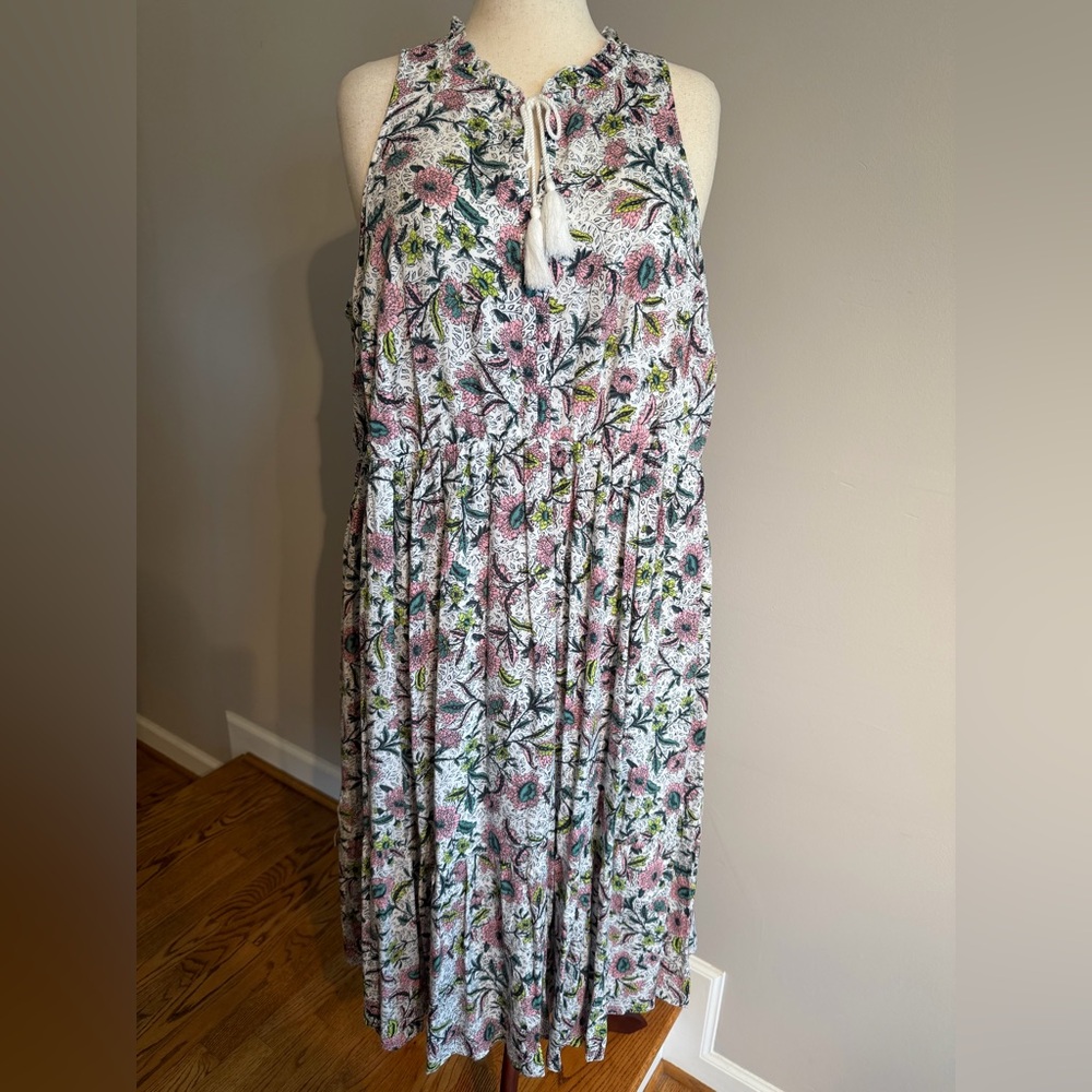 NWT Torrid Midi Gauze Tiered Floral Dress - Torrid Size 3 (22-24, 3X)